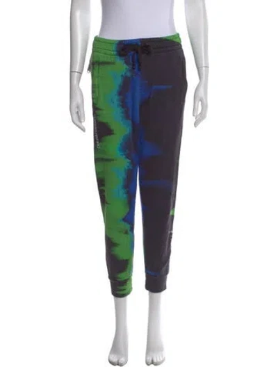 Pre-owned Dolce & Gabbana Tie-dye Print Sweatpants In Blue