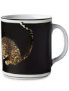 Dolce & Gabbana Porzellanbecher Mit Tiger-print In Black