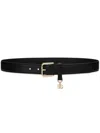 Dolce & Gabbana Timeless Black Leather Belt In Black