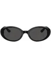 Dolce & Gabbana Tinted Round-frame Sunglasses In Schwarz