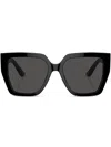 Dolce & Gabbana Tinted Square-frame Sunglasses In Schwarz