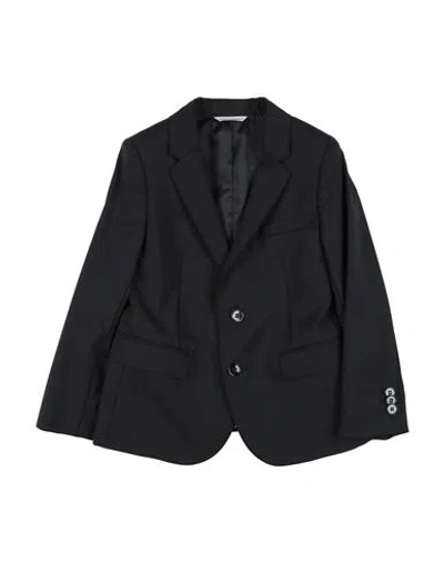 Dolce & Gabbana Babies'  Toddler Boy Blazer Black Size 3 Virgin Wool, Elastane
