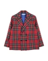 Dolce & Gabbana Toddler Boy Blazer Red Size 4 Virgin Wool In Red