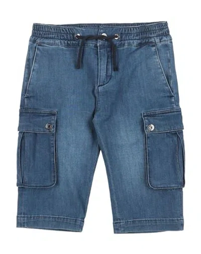 Dolce & Gabbana Babies'  Toddler Boy Denim Shorts Blue Size 6 Cotton, Viscose, Polyester, Elastane