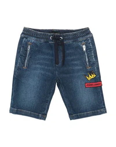 Dolce & Gabbana Babies'  Toddler Boy Denim Shorts Blue Size 7 Cotton, Elastane