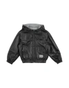 Dolce & Gabbana Toddler Boy Jacket Black Size 4 Lambskin, Wool In Black