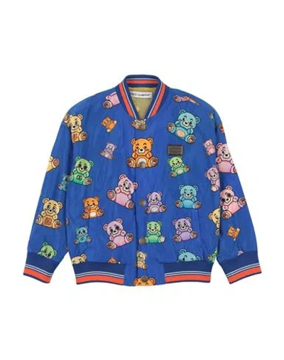Dolce & Gabbana Babies'  Toddler Boy Jacket Blue Size 7 Polyamide
