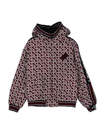 Dolce & Gabbana Kids'  Toddler Boy Jacket Burgundy Size 5 Polyester, Cotton, Elastane In Red