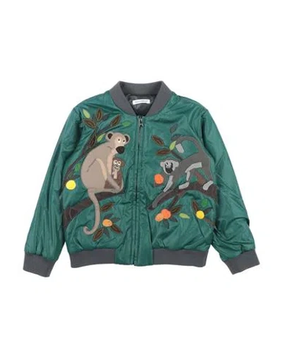 Dolce & Gabbana Babies'  Toddler Boy Jacket Dark Green Size 7 Polyamide, Polyester