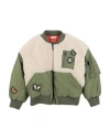 Dolce & Gabbana Toddler Boy Jacket Military Green Size 5 Polyester, Virgin Wool, Elastane In Green