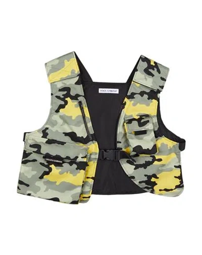 Dolce & Gabbana Babies'  Toddler Boy Jacket Military Green Size 4 Polyamide, Polyester