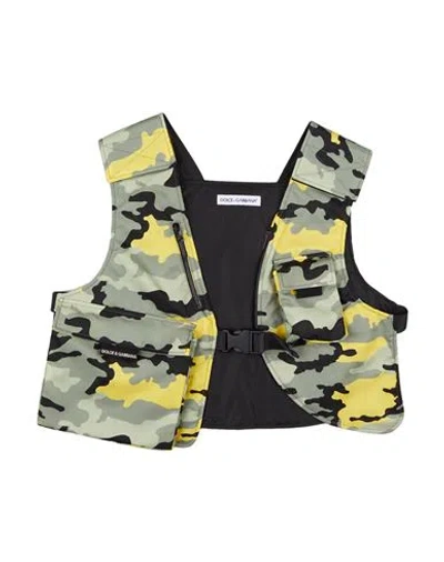 Dolce & Gabbana Babies'  Toddler Boy Jacket Military Green Size 5 Polyamide, Polyester