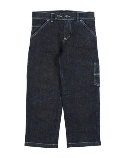Dolce & Gabbana Babies'  Toddler Boy Jeans Blue Size 5 Cotton, Elastane