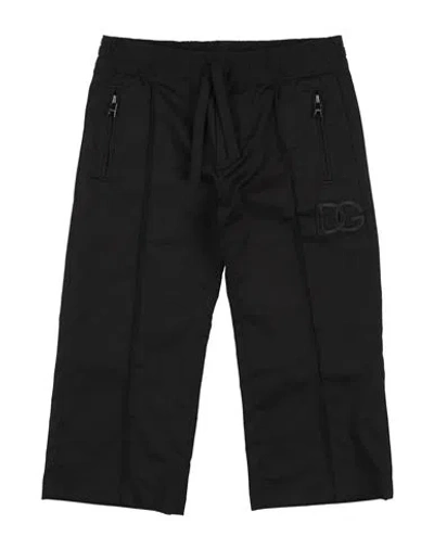 Dolce & Gabbana Toddler Boy Pants Black Size 3 Cotton, Elastane In Black