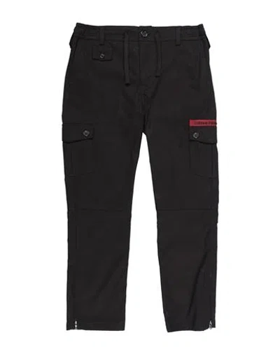 Dolce & Gabbana Babies'  Toddler Boy Pants Black Size 5 Cotton, Elastane, Viscose, Polyurethane