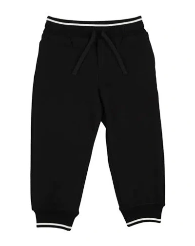 Dolce & Gabbana Babies'  Toddler Boy Pants Black Size 4 Cotton, Elastane