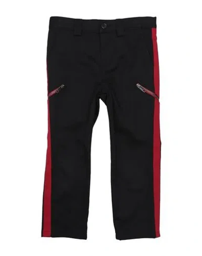 Dolce & Gabbana Babies'  Toddler Boy Pants Black Size 4 Cotton, Elastane