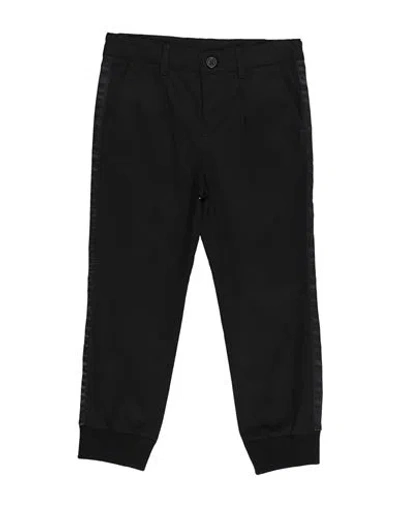 Dolce & Gabbana Babies'  Toddler Boy Pants Black Size 4 Cotton, Elastane, Polyester