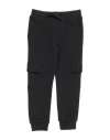 Dolce & Gabbana Toddler Boy Pants Black Size 4 Cotton, Elastane, Polyurethane, Polyester In Black