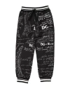 Dolce & Gabbana Toddler Boy Pants Black Size 5 Cotton, Polyester, Viscose, Elastane In Black
