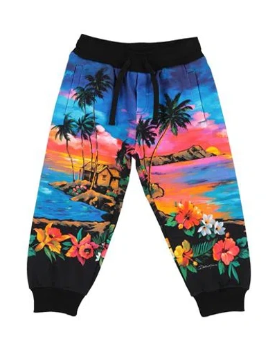 Dolce & Gabbana Babies'  Toddler Boy Pants Blue Size 3 Cotton, Elastane