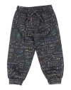Dolce & Gabbana Toddler Boy Pants Charcoal Size 5 Polyester, Polyurethane In Grey