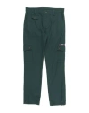 Dolce & Gabbana Toddler Boy Pants Dark Green Size 4 Cotton, Elastane, Polyurethane In Green