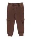 Dolce & Gabbana Toddler Boy Pants Khaki Size 7 Cotton, Elastane, Pvc - Polyvinyl Chloride In Beige