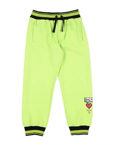 Dolce & Gabbana Babies'  Toddler Boy Pants Lime Green Size 5 Cotton