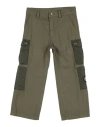 Dolce & Gabbana Babies'  Toddler Boy Pants Military Green Size 3 Cotton, Elastane