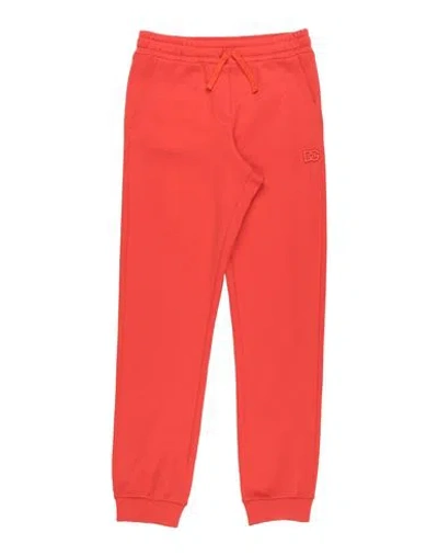 Dolce & Gabbana Babies'  Toddler Boy Pants Orange Size 4 Cotton, Viscose