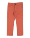 Dolce & Gabbana Toddler Boy Pants Orange Size 5 Cotton, Elastane, Calfskin, Zamak