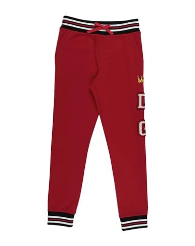 Dolce & Gabbana Babies'  Toddler Boy Pants Red Size 6 Cotton, Elastane