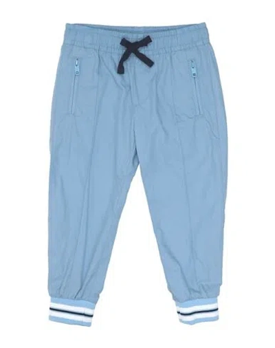 Dolce & Gabbana Babies'  Toddler Boy Pants Sky Blue Size 5 Cotton, Elastane