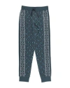 Dolce & Gabbana Toddler Boy Pants Slate Blue Size 3 Cotton In Blue