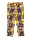 Dolce & Gabbana Toddler Boy Pants Yellow Size 5 Polyester, Viscose, Elastane In Yellow