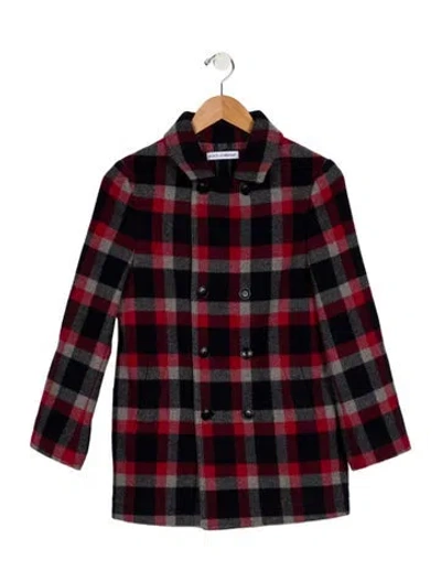 Pre-owned Dolce & Gabbana Babies' Toddler Boy's Pattern Coat In Red