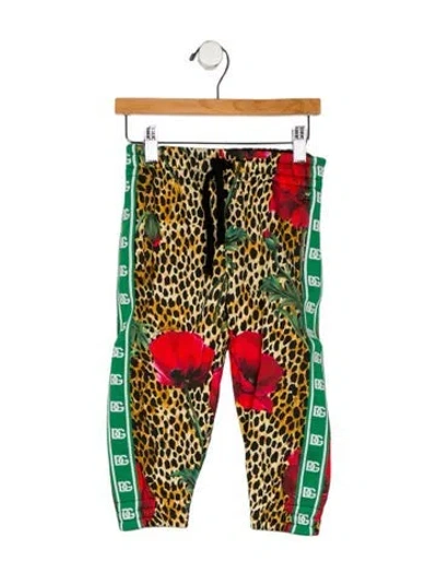 Pre-owned Dolce & Gabbana Babies' Toddler Boy's Pattern Pants In Brown