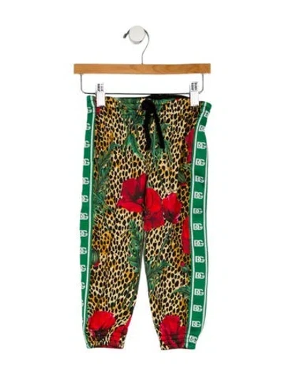 Pre-owned Dolce & Gabbana Babies' Toddler Boy's Pattern Pants In Brown