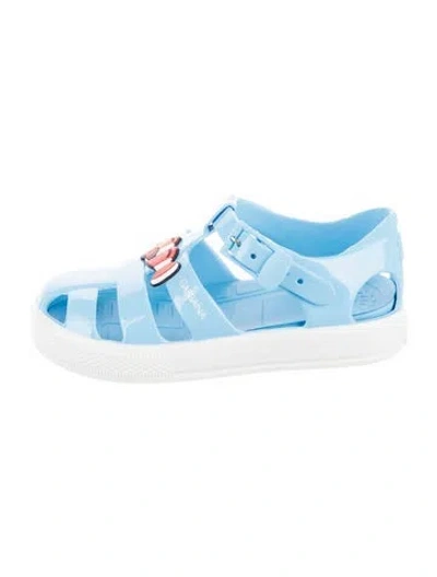 Pre-owned Dolce & Gabbana Babies' Toddler Boy's Playful Fish Sandals In Blue