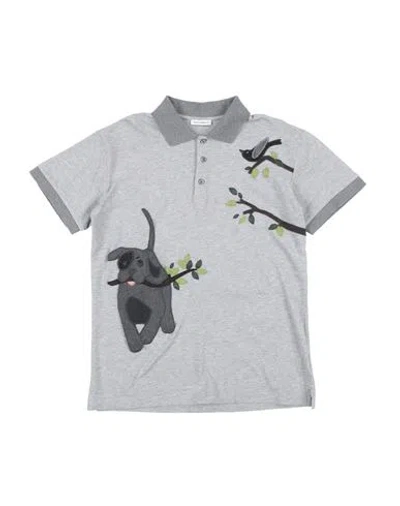 Dolce & Gabbana Babies'  Toddler Boy Polo Shirt Grey Size 7 Cotton