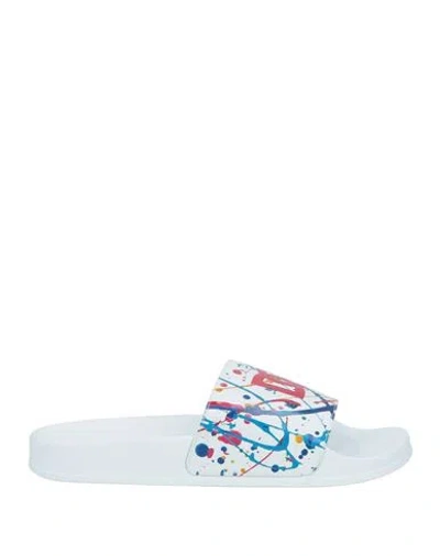 Dolce & Gabbana Babies'  Toddler Boy Sandals White Size 10c Calfskin, Rubber