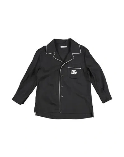 Dolce & Gabbana Babies'  Toddler Boy Shirt Black Size 4 Silk