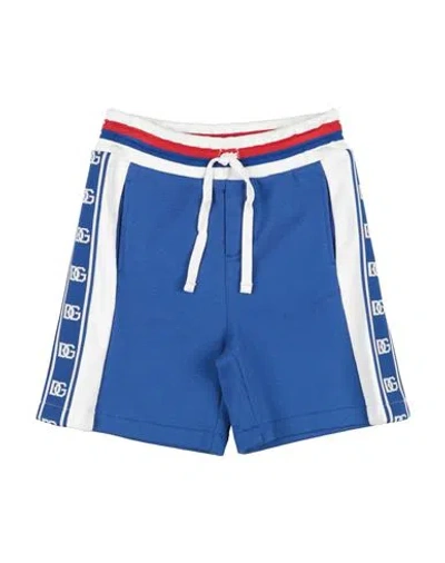 Dolce & Gabbana Babies'  Toddler Boy Shorts & Bermuda Shorts Blue Size 4 Cotton, Polyester, Elastane