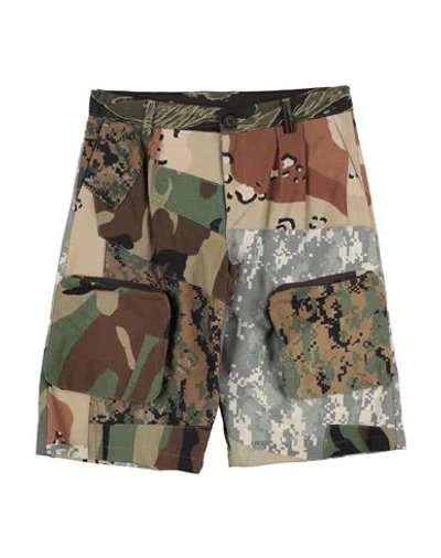 Dolce & Gabbana Babies'  Toddler Boy Shorts & Bermuda Shorts Military Green Size 4 Cotton, Polyamide, Polyest