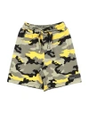 Dolce & Gabbana Newborn Boy Shorts & Bermuda Shorts Military Green Size 3 Cotton, Polyester, Polyure In Green