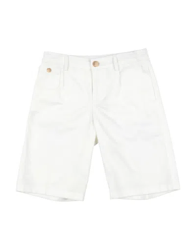 Dolce & Gabbana Babies'  Toddler Boy Shorts & Bermuda Shorts White Size 5 Cotton, Elastane