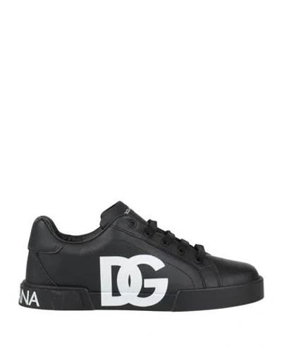 Dolce & Gabbana Babies'  Toddler Boy Sneakers Black Size 10c Calfskin