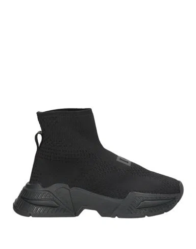 Dolce & Gabbana Babies'  Toddler Boy Sneakers Black Size 10c Textile Fibers