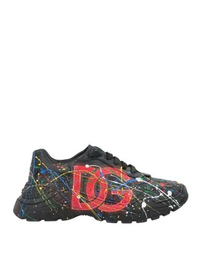 Dolce & Gabbana Babies'  Toddler Boy Sneakers Black Size 9c Leather